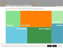 Tablet Screenshot of isabelbarrosarchitects.ie